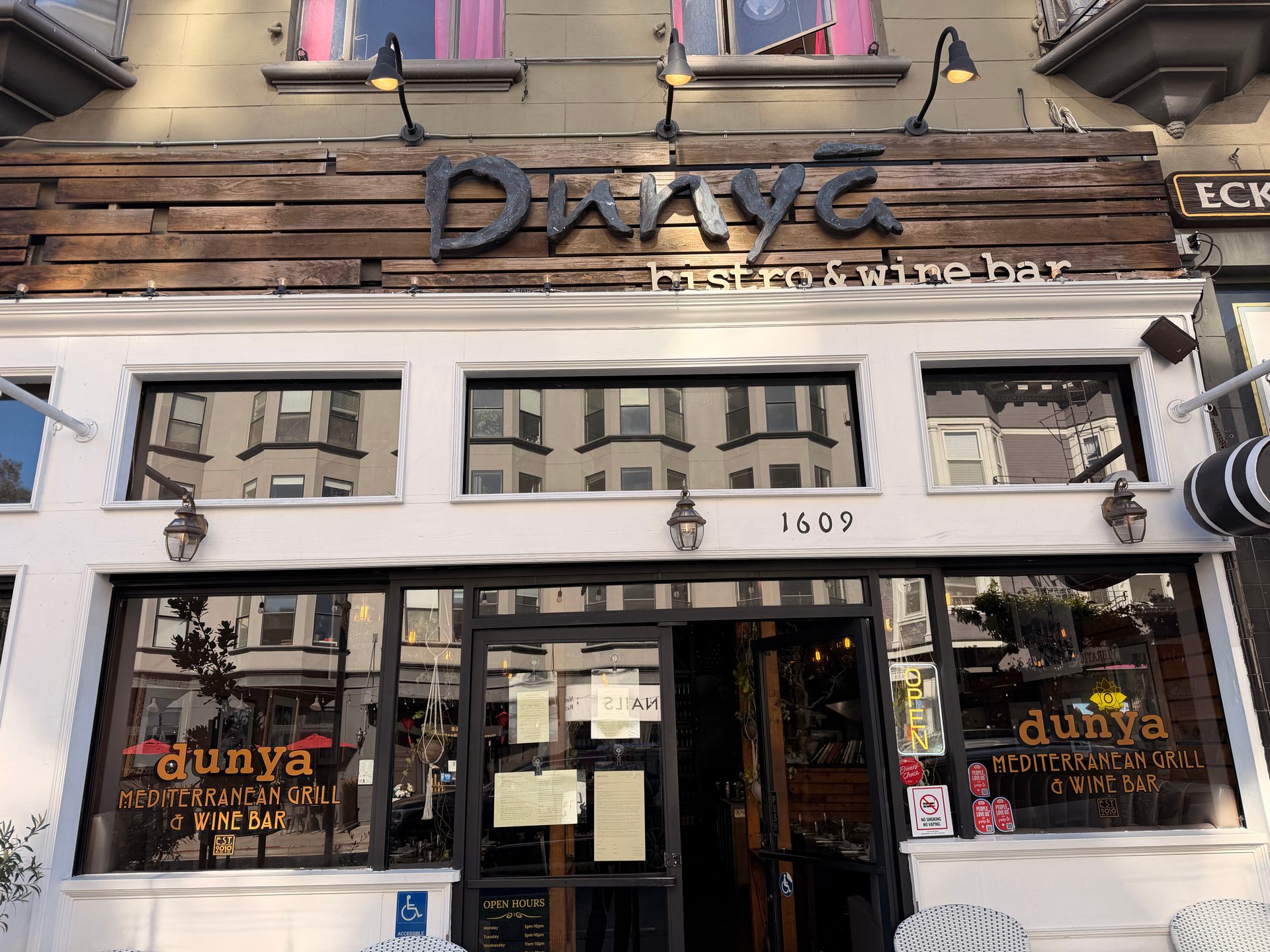 A Mediterranean Restaurant on Polk Street Since 2010